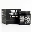 Titan Tallow Balm for Face and Body with Magnesium - Grass-Fed, Grass-Finished Beef Tallow Moisturizer with Manuka Honey, Jojoba Oil, Rosehip Oil