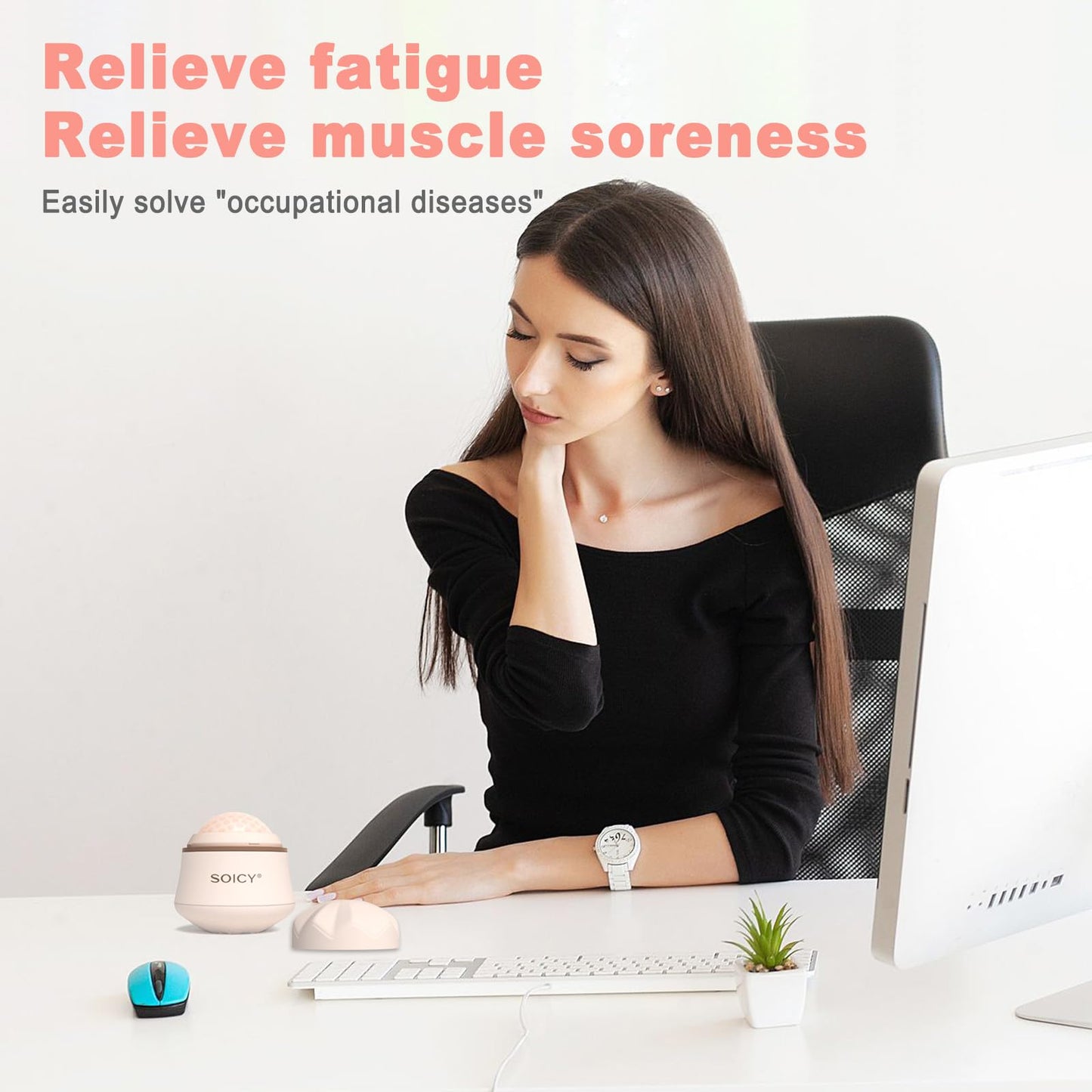 Leeshine Ice Roller Ball for Face and Eyes - Facial Skin Care Tools with a Large Roller and Carry Case Self Care Gift.Men Women (S50-Pink) Beauty and Personal Care Leeshine