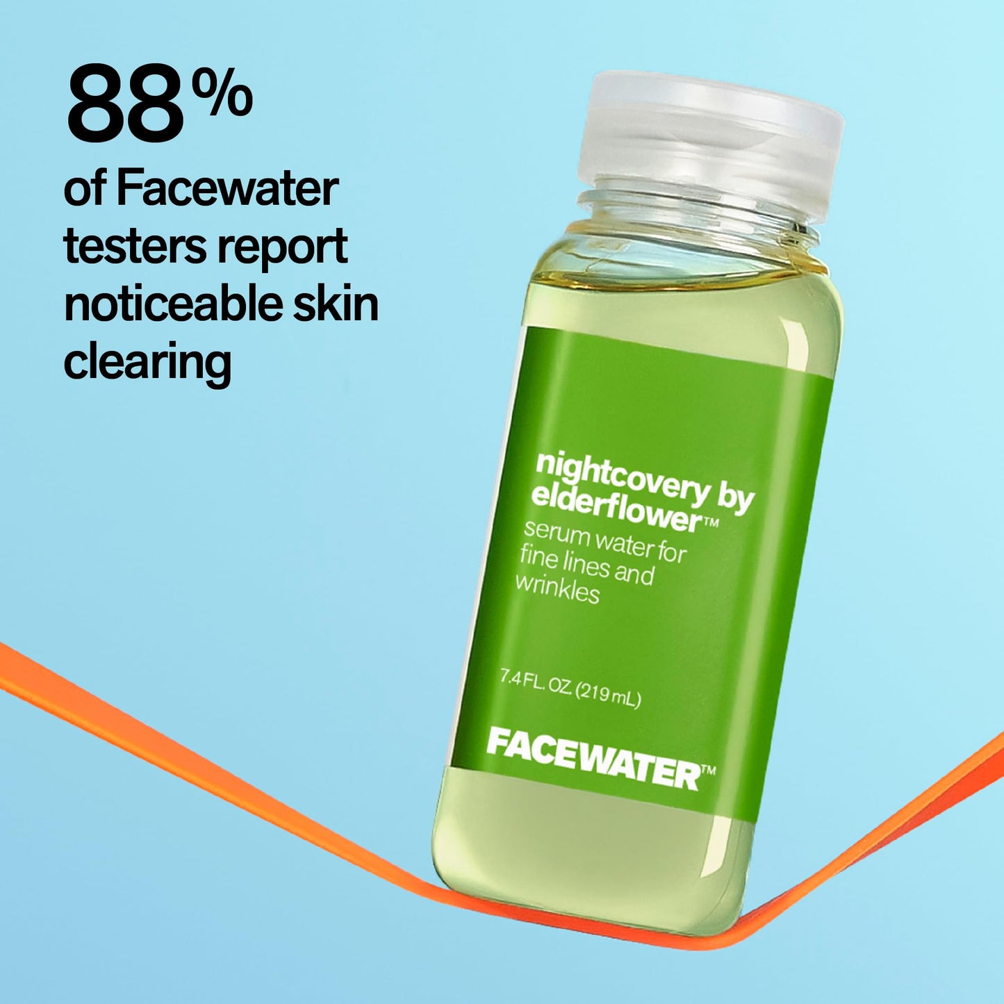 PLANT BEAUTY DISTILLERY Facewater Nightcovery by Elderflower Serum Water for Fine Lines and Wrinkles