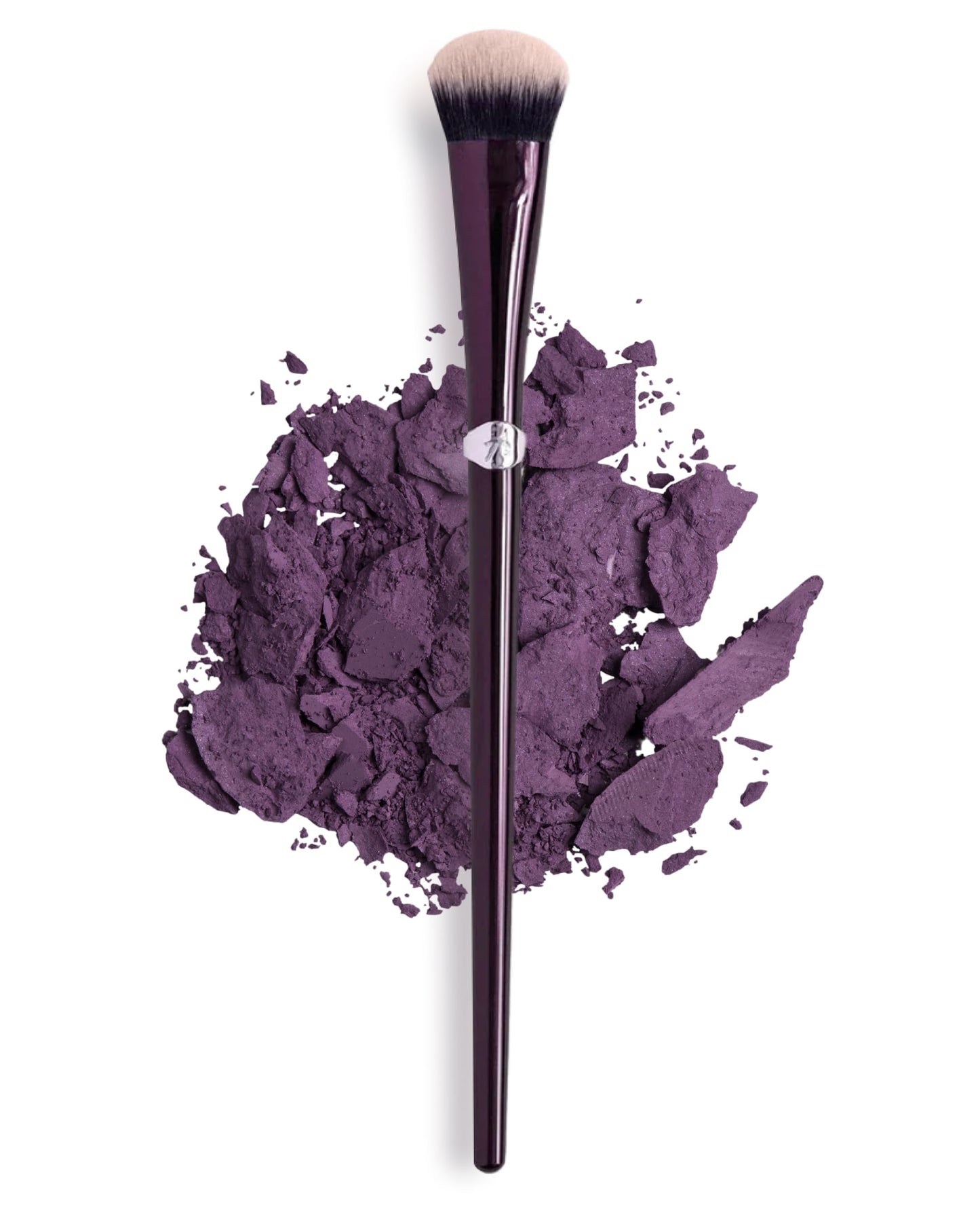 Anisa Beauty Eye Fan All-Over Brush | Soft Dense Vegan Brush for Blending Cream, Liquid, and Powder Eyeshadow | Fan-Shaped Head for All-Over Lid