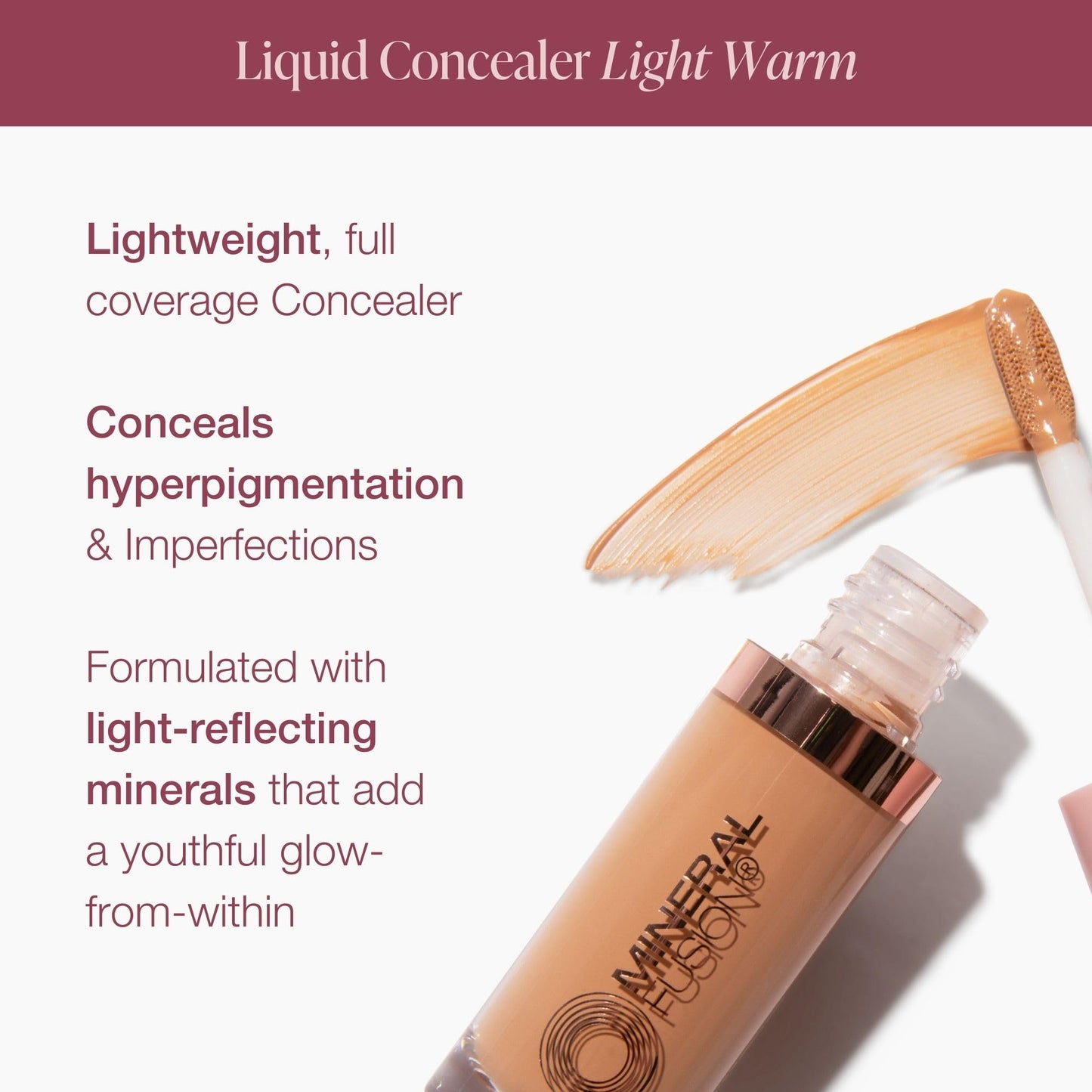 Liquid Concealer Light Warm, 0.24 Fl Oz (Pack of 1)
