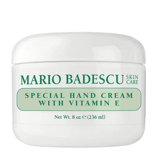 Mario Badescu Special Hand Cream with Vitamin E for Men and Women, Non-Greasy, Light and Fast-Absorbing Hand Cream for Dry Cracked Hands, Ideal