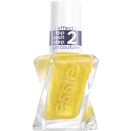essie Gel Couture Gel-Like Nail Polish, Longwear, Vegan, Metallic Glaze Nail Polish, Crushed Gold, 0.46 fl oz Beauty & Personal Care essie