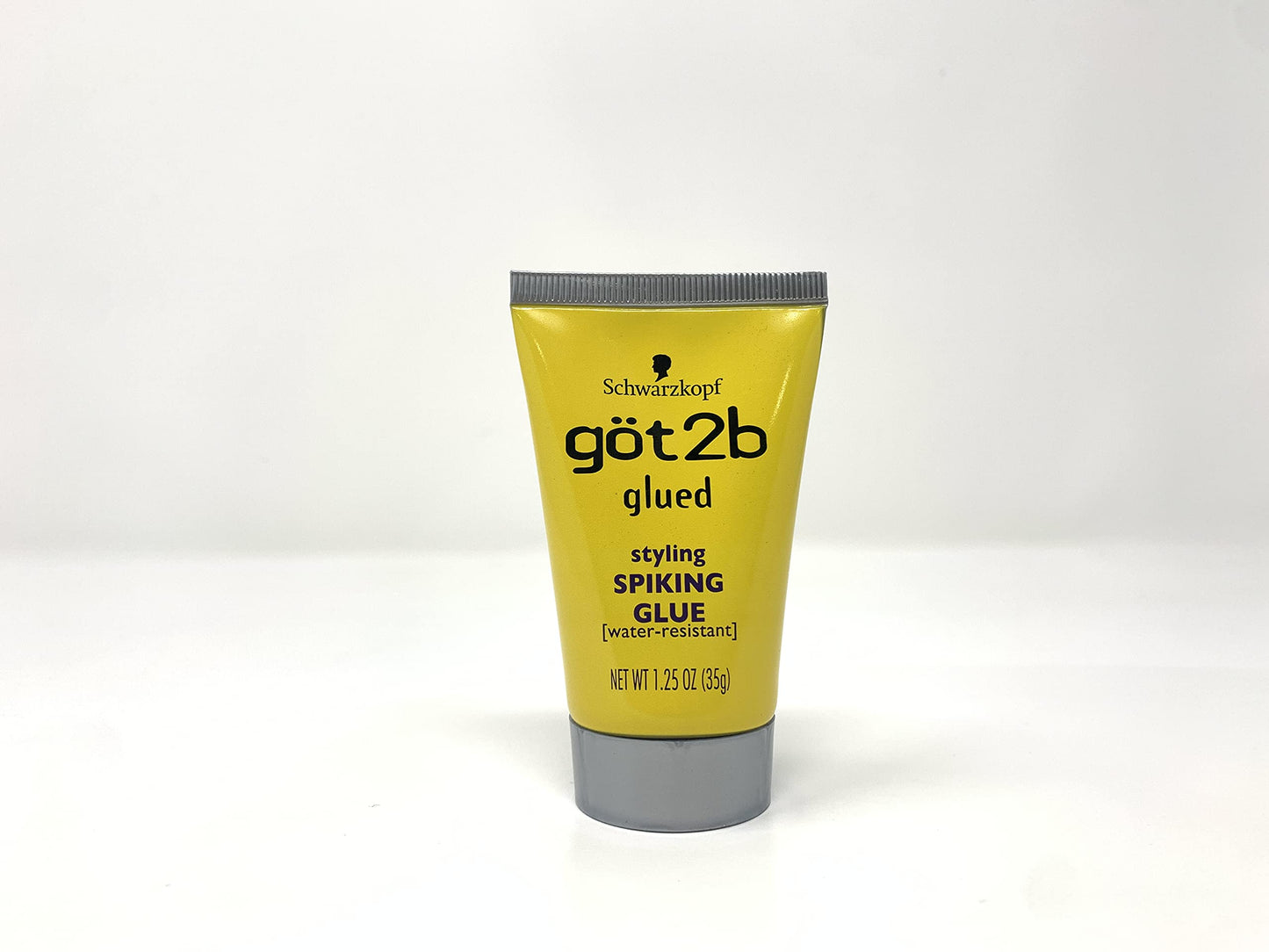 (6Pack) Glued Styling Spiking Water Resistant Glue Unisex by Got2B, 1.25 Ounce