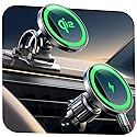 LISEN for Qi2 15W MagSafe Car Mount Charger,Super Fast Magnetic Wireless Car Charger for iPhone 16 Pro Max Accessories，Qi2 Fast Charging MagSafe…