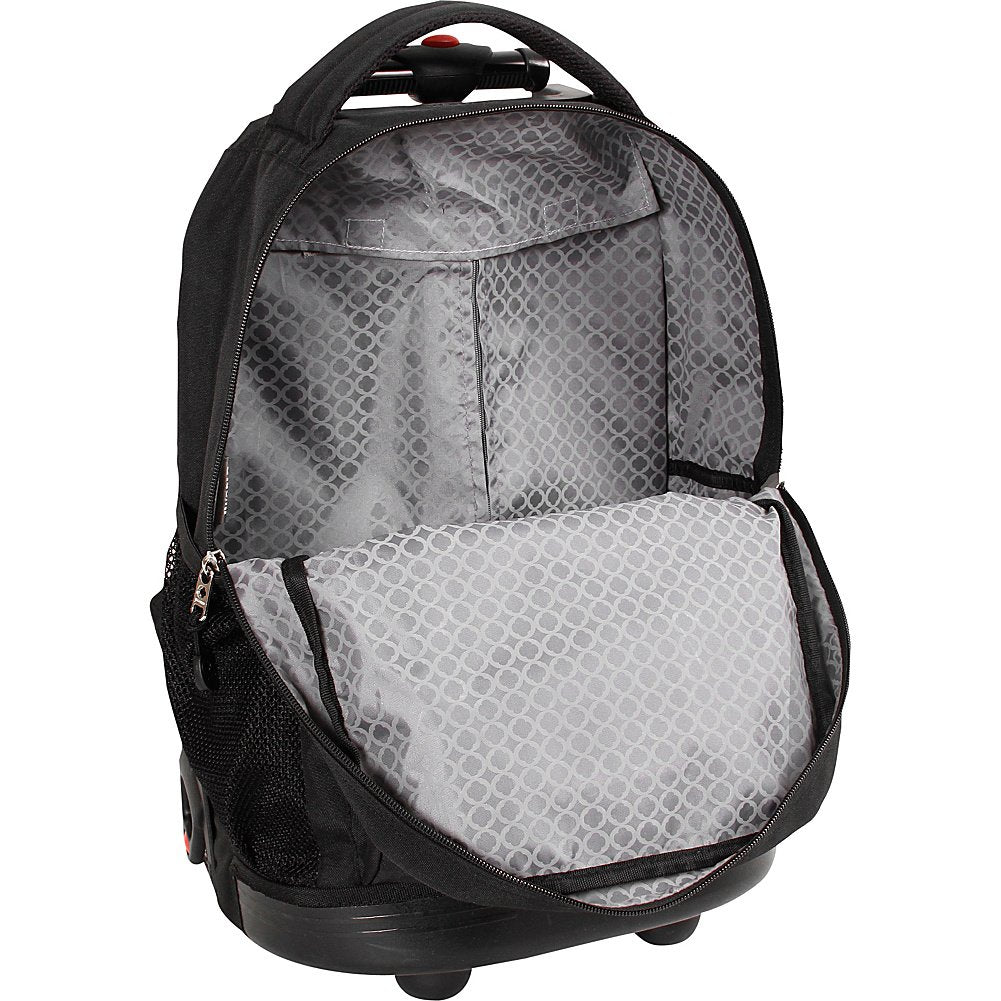 J World New York Sunny Rolling Backpack for Kids and Adults, Savanna, One Size