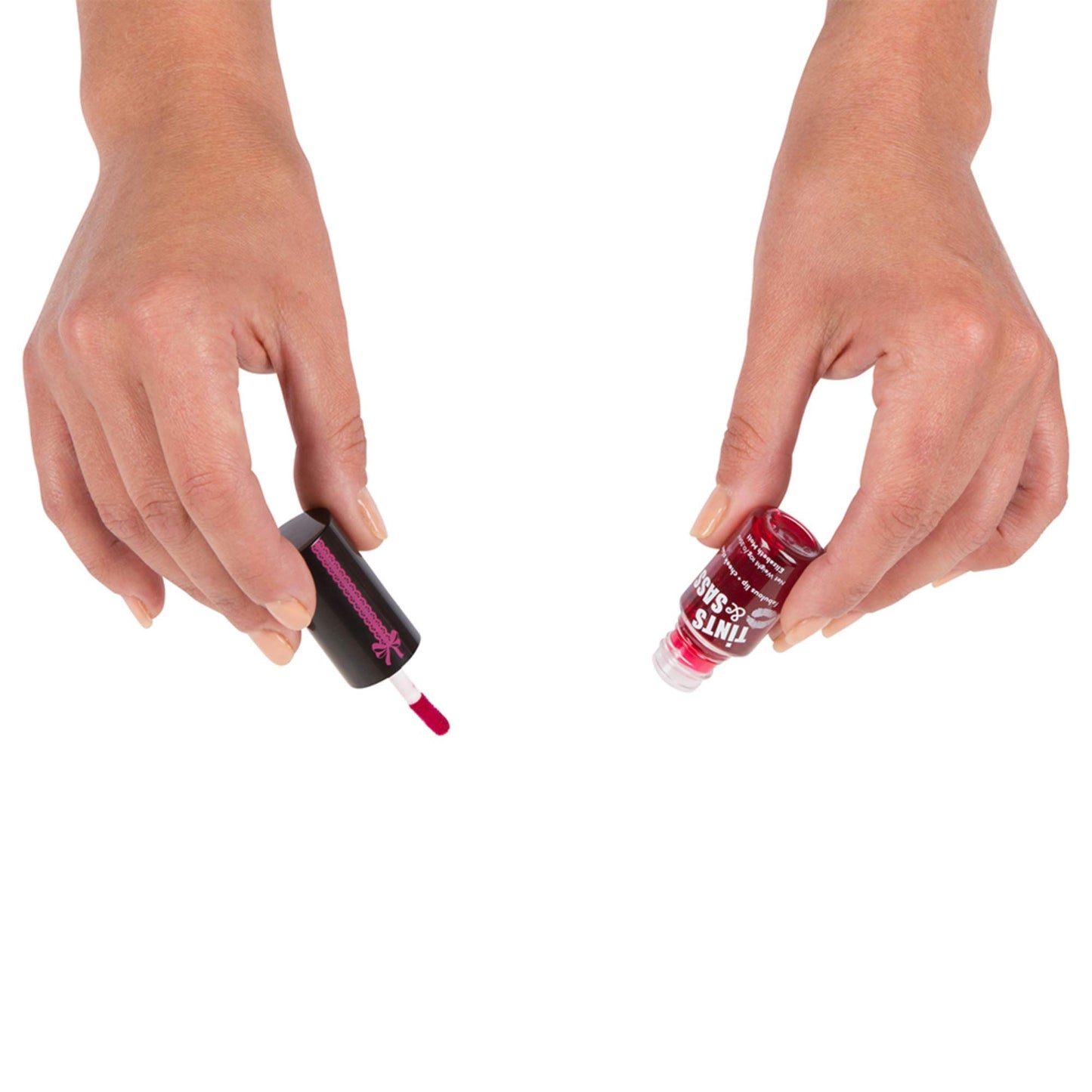 Elizabeth Mott Tints & Sass Lip and Cheek Stain - Long-Lasting Rosy Pink Tint for Lips & Cheeks, Natural Buildable Color, Smudge-Proof, Lightweight