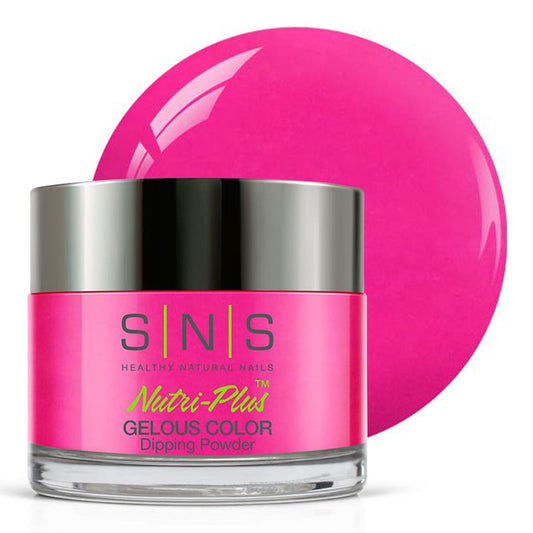 SNS Nail Dip Powder, Gelous Color Dipping Powder - Beach Hair (Pink/Magenta, Cream) - Long-Lasting Dip Nail Color Lasts 14 Days - Low-Odor & No UV Beauty & Personal Care SNS Healthy Natural Nails