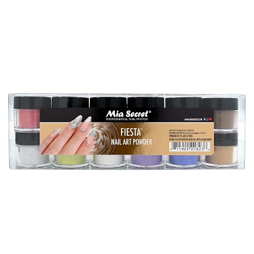 Mia Secret Nail Art Acrylic Powder Fiesta Collection Beauty & Personal Care Mia Secret