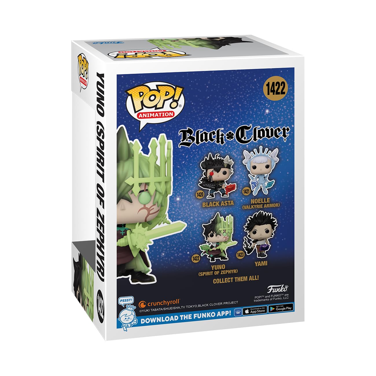 Funko POP! Animation: Black Clover - Yuno - (Spirit of Zephyr) - Collectable Vinyl Figure - Gift Idea - Official Merchandise - for Kids & Adults…