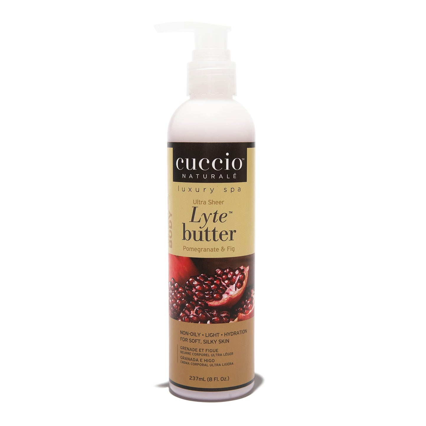 Cuccio Naturale Lyte Ultra-Sheer Body Butter - Replenishing Scented Moisturizer Cream - Deep Hydration To Repair Dry Skin - All Natural, Cruelty-Free