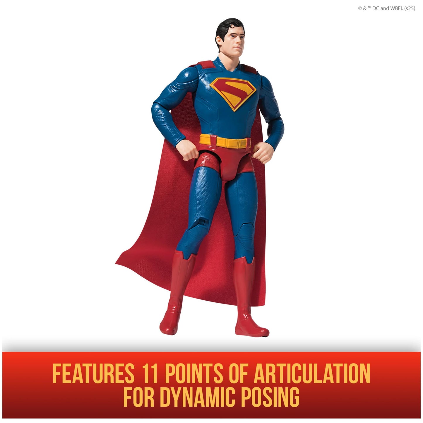 DC Comics, Superman 12-inch Superhero Action Figure, Kids Toys for Boys and Girls Pretend Play, for Ages 4 and Up