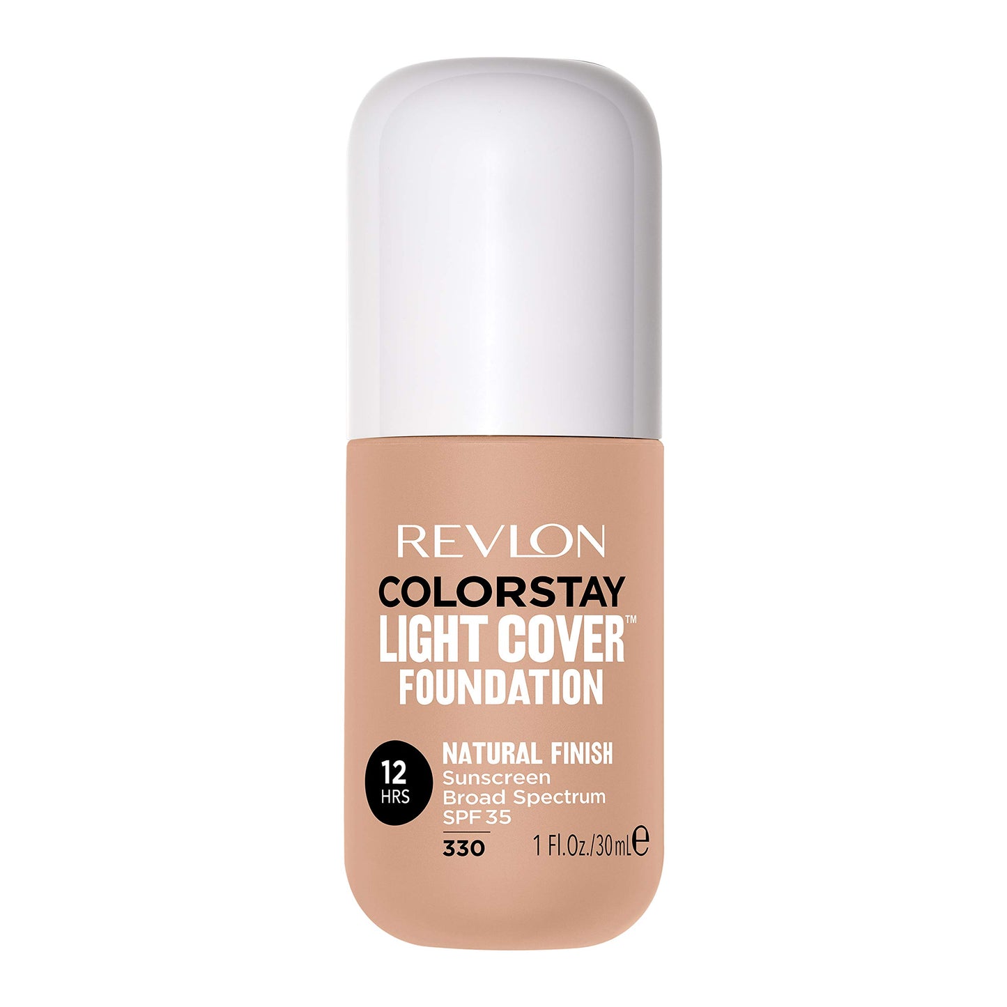Revlon ColorStay Light Cover Liquid Foundation, Hydrating Longwear Weightless Makeup with SPF 35, Light-Medium Coverage for Blemish, Dark Spots