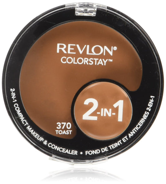Revlon ColorStay 2-in-1 Compact Makeup & Concealer, Toast