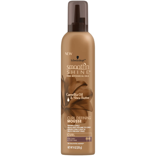 Smooth 'N Shine Curl Defining Mousse, 9 Ounces