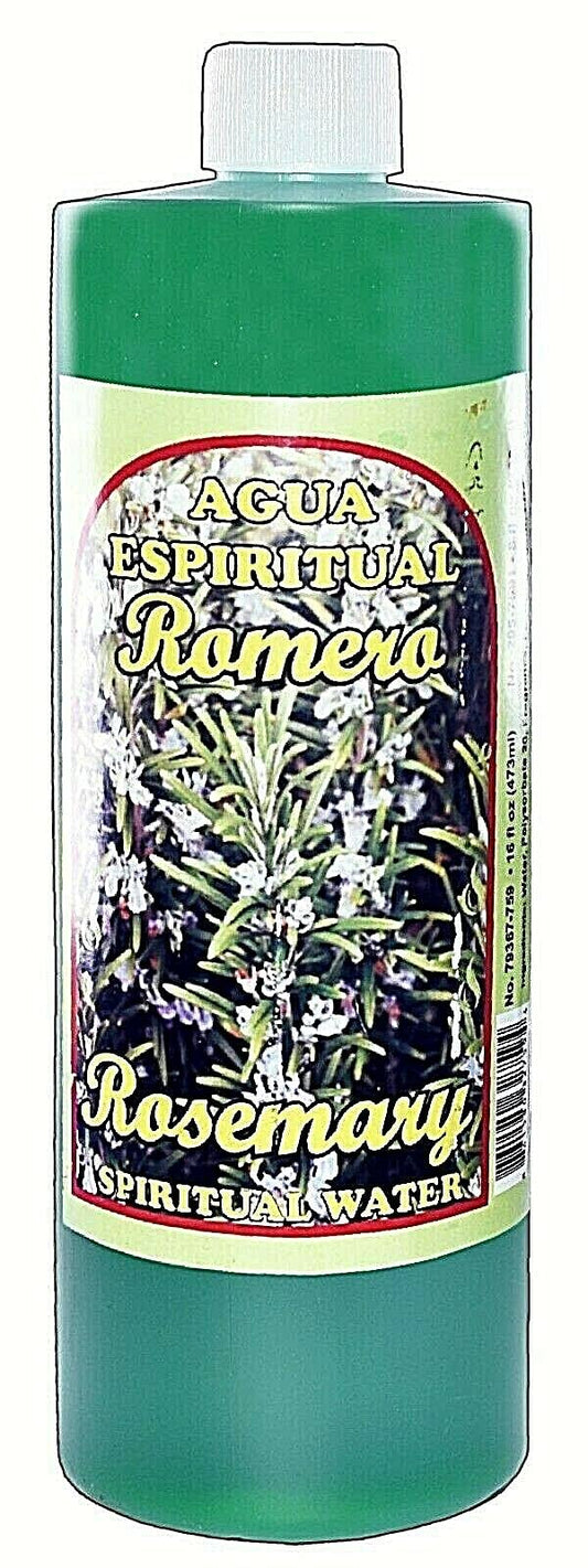 MISTIC 1 BOTTLE ROSEMARY SPIRITUAL WATER-ROMERO AGUA ESPIRITUAL 16OZ-WICCA-MAGICK-PAGAN