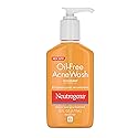 Neutrogena Oil-Free Acne Fighting Facial Cleanser, 2% Salicylic Acid Acne Treatment, Daily Oil-Free Acne Face Wash for Acne-Prone Skin with Salicylic