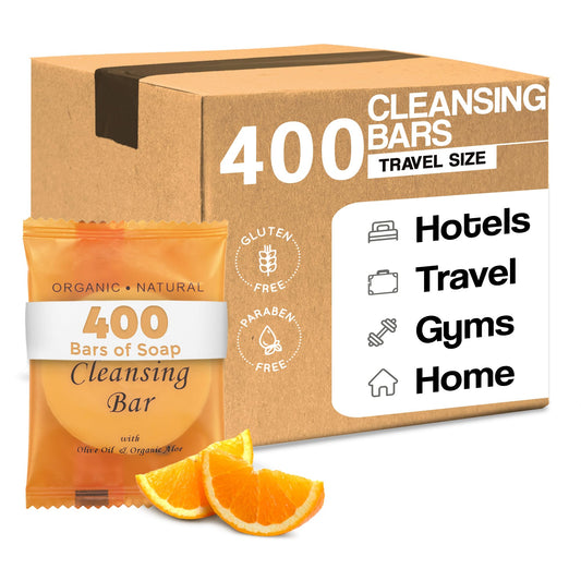 Terra Pure Wild Citrus Cleansing Bar, Travel Size Hotel, 0.5 oz (Case of 400)