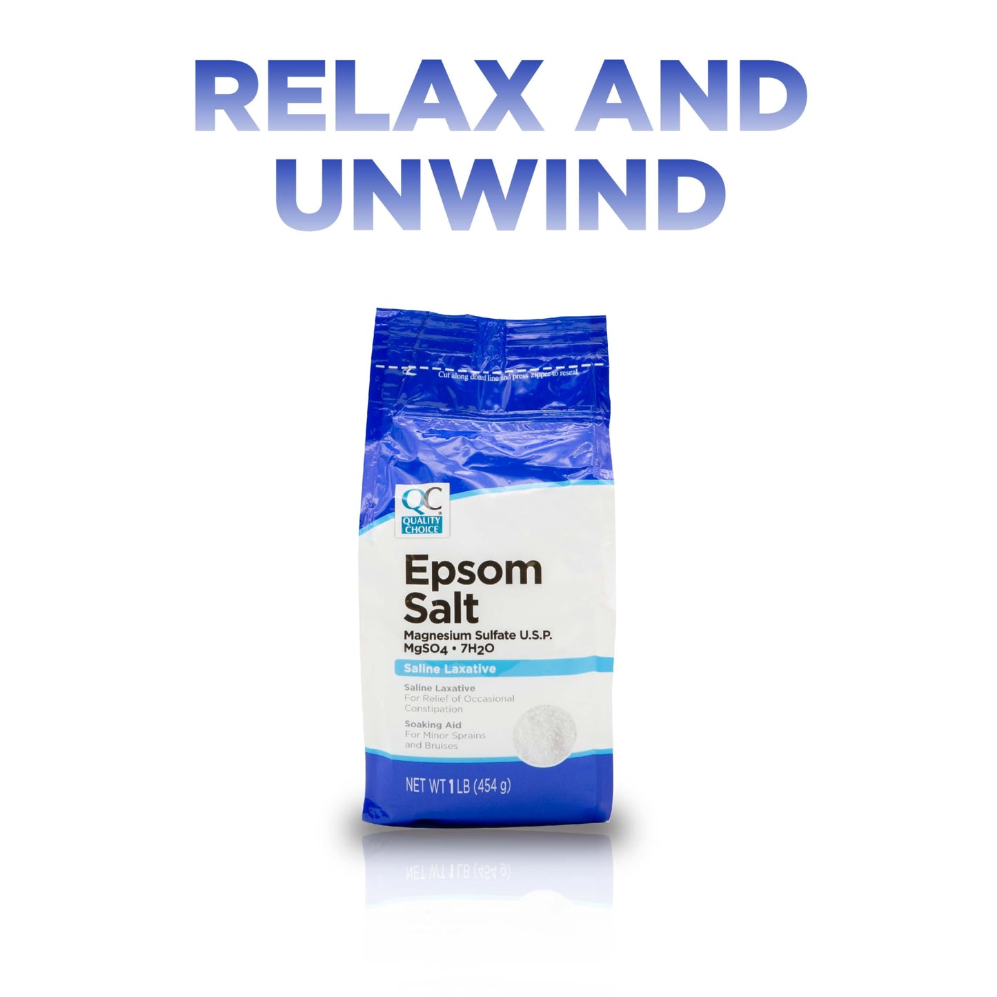 Quality Choice Epsom Salt 16 Oz Pack of 5 Beauty and Personal Care Quality Choice