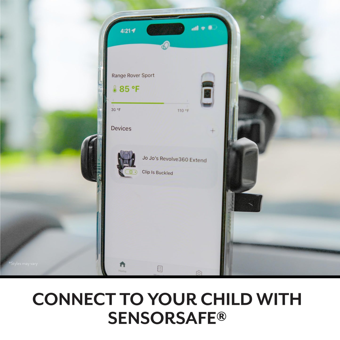 Evenflo Gold Revolve360 Extend All-in-One Rotational Car Seat with SensorSafe (Moonstone Gray)