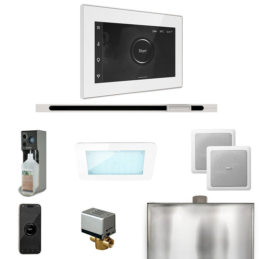 Mr Steam XDream Steam Shower Control Package with iSteamX Control and Linear Steamhead in White Beauty and Personal Care Mr. Steam