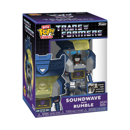 Funko Pop! Bitty Bots: Transformers - Soundwave with Rumble