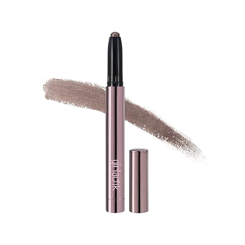 Girlactik Creamy Eyeshadow Stick- Long Lasting and Water-Resistant, Shimmering and Matte Colors Eye Shadow Stick Makeup, Built-in sharpener - 2 g…