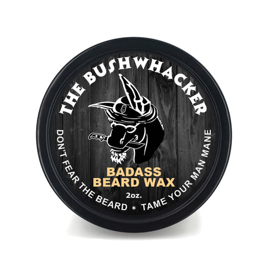 Badass Beard Care Beard Wax For Men - The Bushwhacker Scent, 2 oz - Softens Beard Hair, Leaves Your Beard Looking and Feeling More Dense Beauty and Personal Care Badass Beard Care