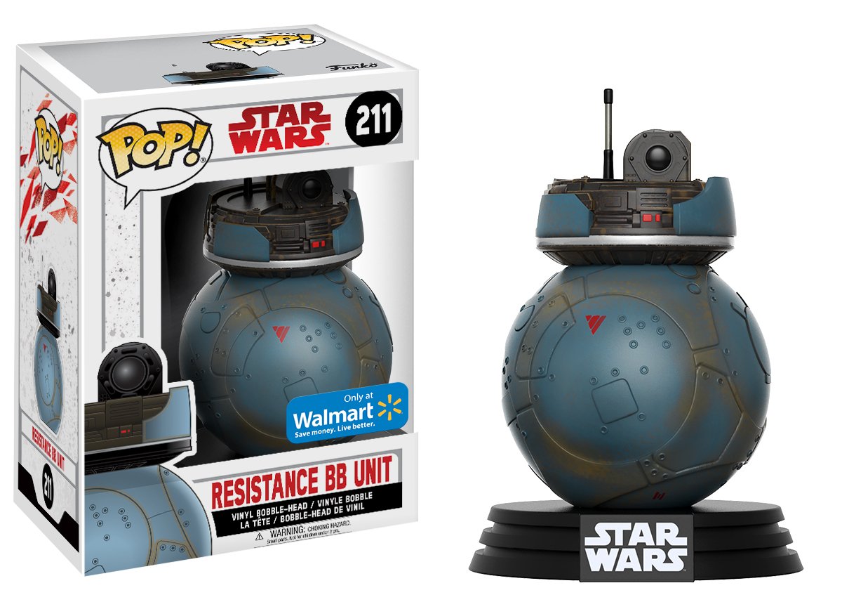 Funko Pop! Star Wars: The Last Jedi - Resistance BB Unit #211 Vinyl Figure (Bundled with Pop Box Protector CASE)