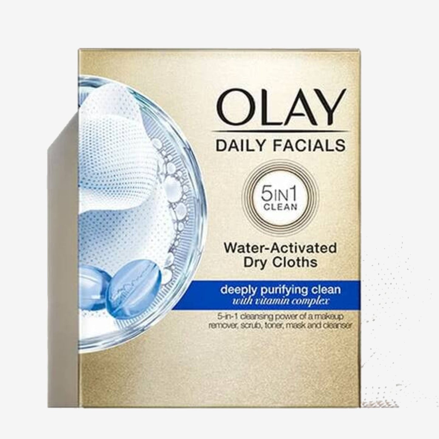 Olay 2-in-1 Combination/Oily Daily Facial Cloths, 33-Count (Pack of 2)