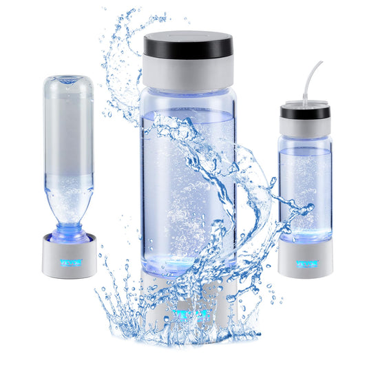 VEVOR Hydrogen Water Bottle, Hydrogen Water Bottle Generator up to 2000 ppb, 380ml Portable Hydrogen Water Machine, SPE Technology hydrogen water