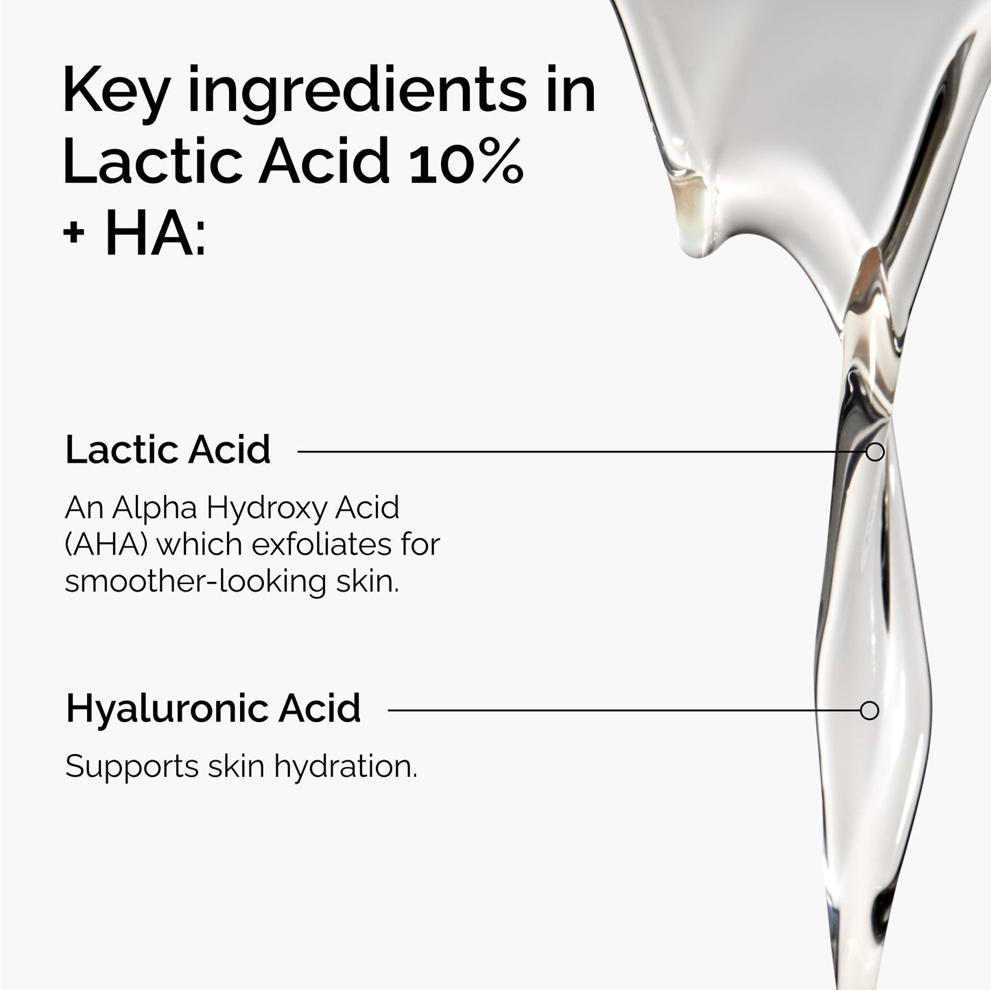 The Ordinary Lactic Acid 10% + Hyaluronic Acid 2%, High-Strength Exfoliating Serum for Smoother, Brighter Skin, 1 Fl Oz Beauty and Personal Care The Ordinary