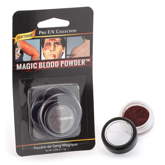 Graftobian Magic Blood Powder Shaker with Instructions - Special FX Makeup (0.04 oz) Beauty & Personal Care Graftobian