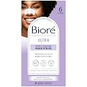 Bioré Witch Hazel Ultra Cleansing Pore Strips, Nose Strips, Clears Pores up to 2x More than Original Pore Strips, 6 Ct, features C-Bond Technology