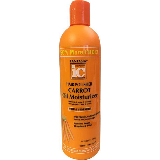 Fantasia Hair Polisher Carrot Growth Oil Moisturizer, 12 Oz