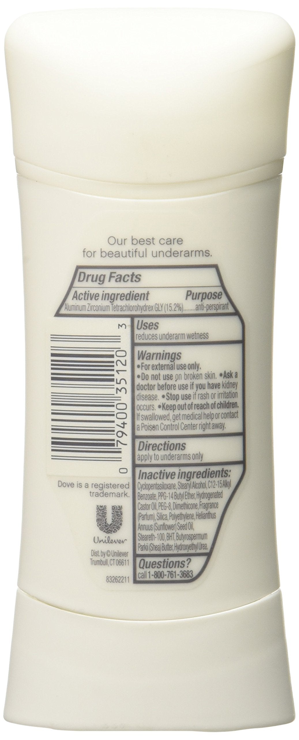 Dove Advanced Care Antiperspirant Deodorant Shea Butter, 2.6 Ounce Beauty and Personal Care Dove