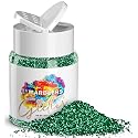 MARBLERS Twinkle Glitter [Christmas Green] 1.5oz (42g) | Fine | Non-Toxic, Vegan, Cruelty-Free | Face, Body, Eyeshadow, Hair, Festival, Party Makeup |