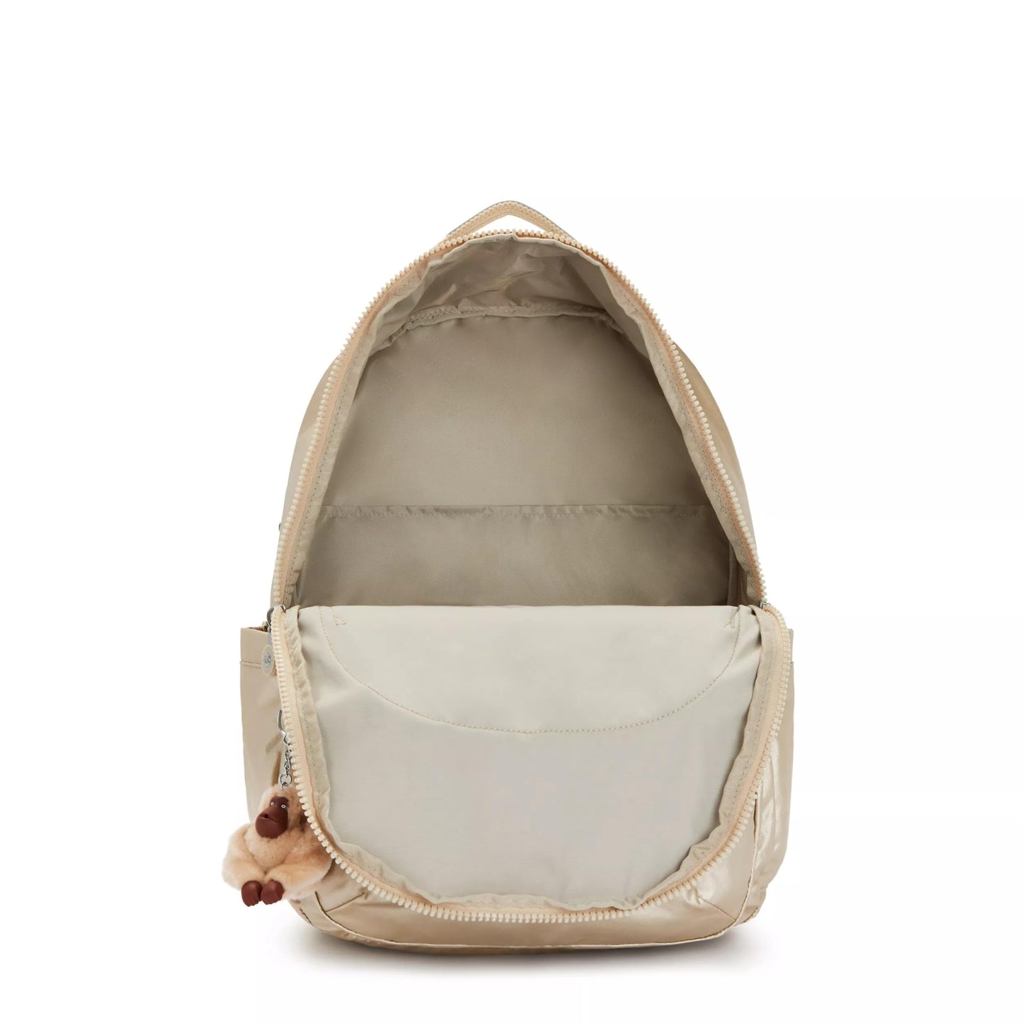 Kipling Seoul Extra Large Metallic 17" Laptop Backpack Starry Gold Metallic