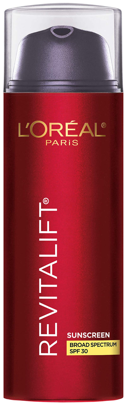 L'Oreal Paris Revitalift Triple Power Anti-Aging Broad Spectrum SPF 30 Sunscreen, Pro Retinol, Hyaluronic Acid & Vitamin C Lotion, Reduces Wrinkles