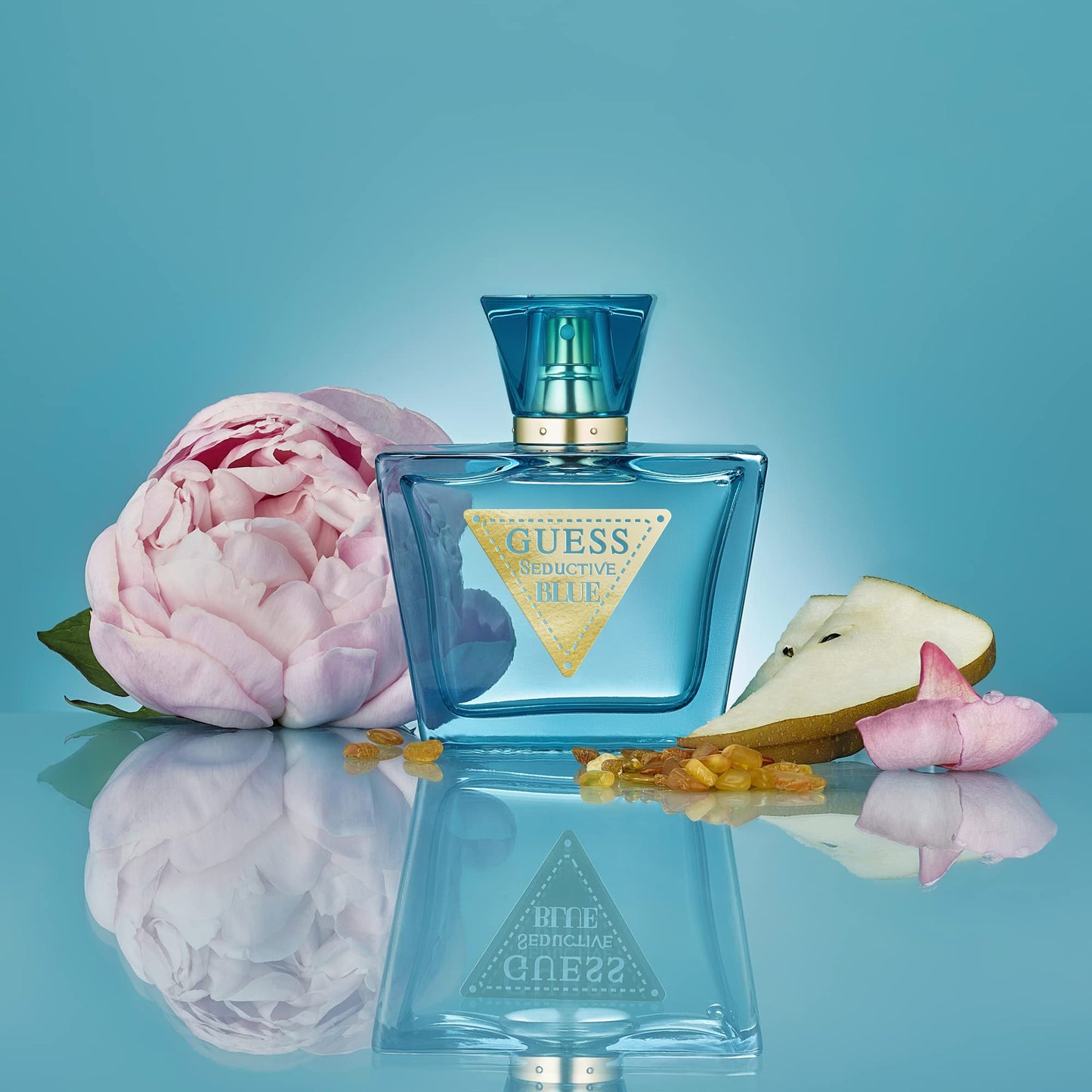 Guess Seductive Blue Women/Femme Eau de Toilette Perfume Spray For Women, 1.0 Fl. Oz.