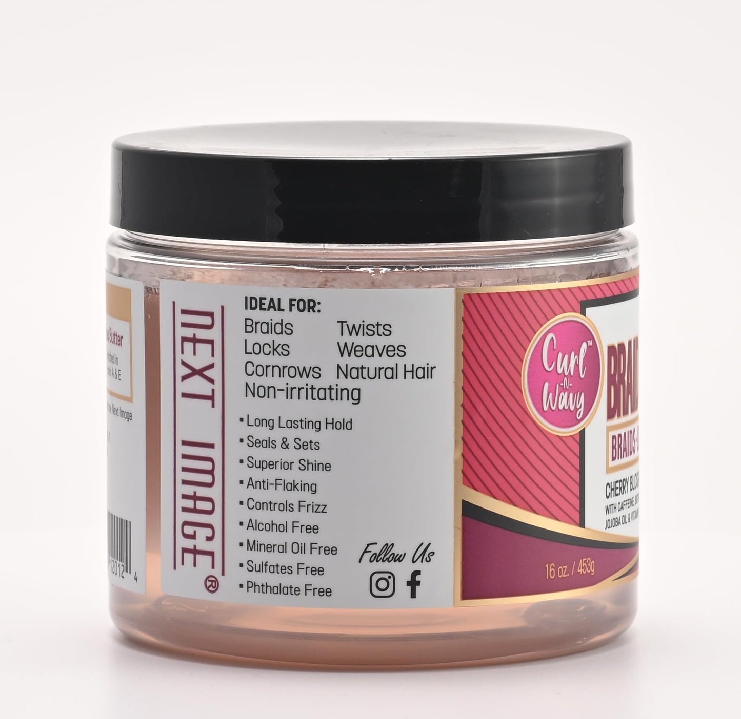 NEXT IMAGE Braid Locking Gel (Cherry Blossom & Pomegranate, 16 oz.)