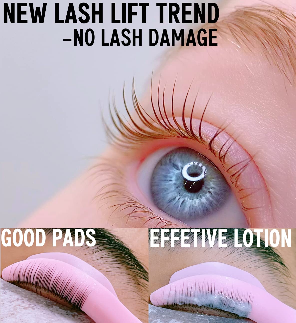 Lash Lift Kit, Strong Eyelash Lifting 3 Minutes Brow Lamination At Home, DIY Eyelash Perm Easily 10 ml Airless Pump More than 15 Applications Make