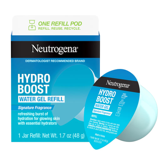 Neutrogena Hydro Boost Water Gel Face Moisturizer Refill Pod, Refill Pack of Hyaluronic Acid Moisturizer for a Refreshing Burst of Hydration & Dewy Beauty and Personal Care Neutrogena Default Title