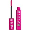 Maybelline Lash Sensational Firework Washable Mascara, Lengthening & Volumizing Mascara for up to 24HR wear, Blackest Black, 1 Count