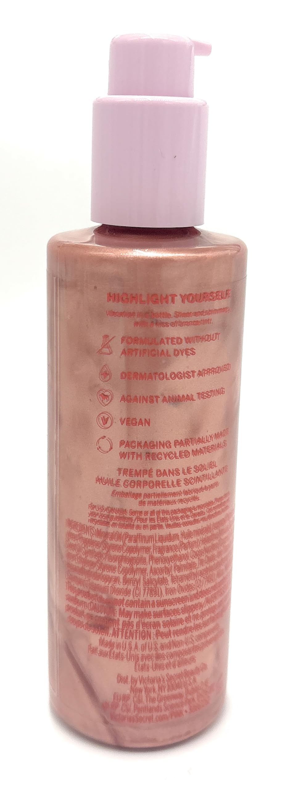 Victoria's Secret Coconut Sun Dipped Highlighting Body Oil 8 fl oz