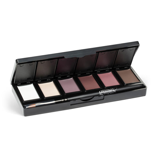 Gelish Cream Gel Soak-Off Solid Gel Polish with Brush - Act Natural Palette Beauty & Personal Care Gelish