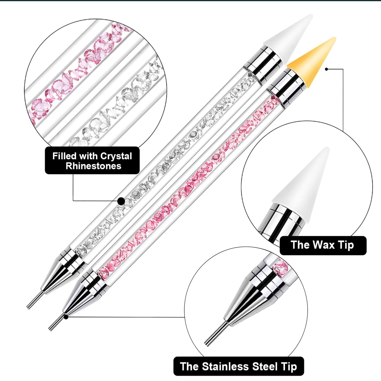 Vikerer Rhinestone Picker Tool, Bedazzling Pen Dotting Tools Beauty and Personal Care Vikerer