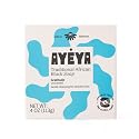 AYÉYA African Black Soap Bar, Fragrance Free (Gratitude) - Exfoliating Bar Soap for Dry, Combination, Sensitive, Acne-Prone Skin, 4 Oz