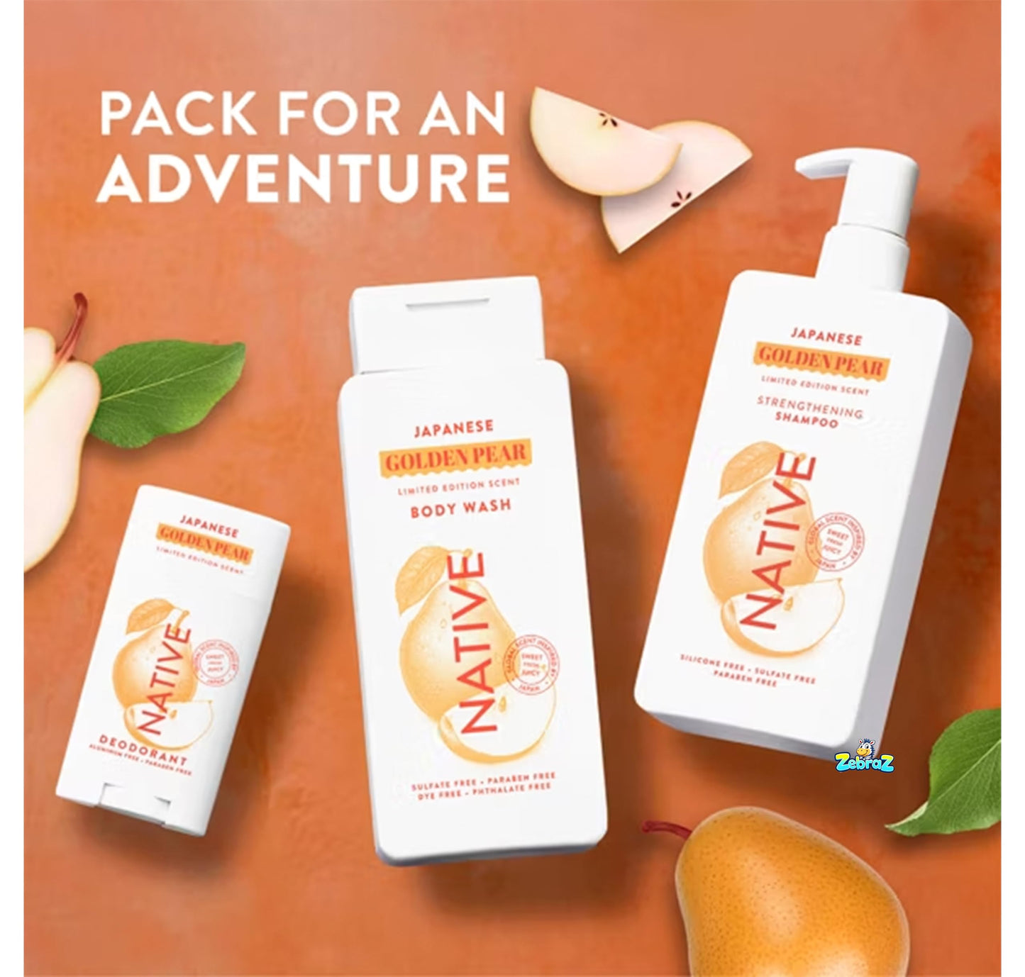 Native Passport Limited Edition Global Flavors Sulfate-Free - Body Wash - Japanese Golden Pear - 18 fl oz - Pack Of 02 Beauty & Personal Care Native