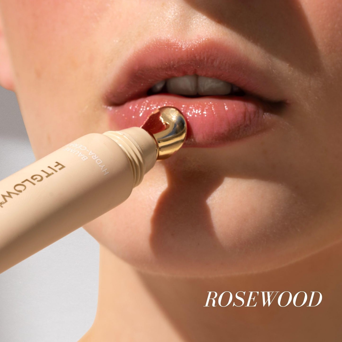 Fitglow Beauty Ceramide Hydra-Balm Lip Gloss | Hydrating Lip Serum with Peptides & Glutathione | Plumping & Anti-Aging Lip Skincare | Dry & Chapped